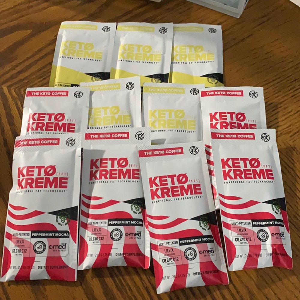 Mixed batch of Pruvit Kreme